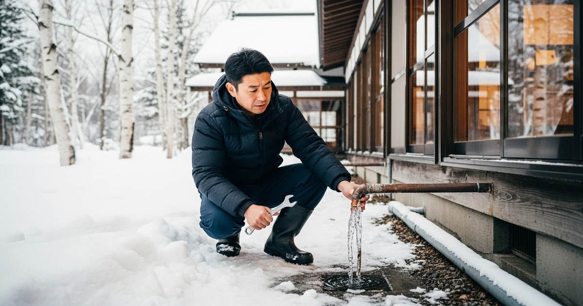 北海道の民泊・旅館業で設備凍結トラブルが起きたときの対処と保険