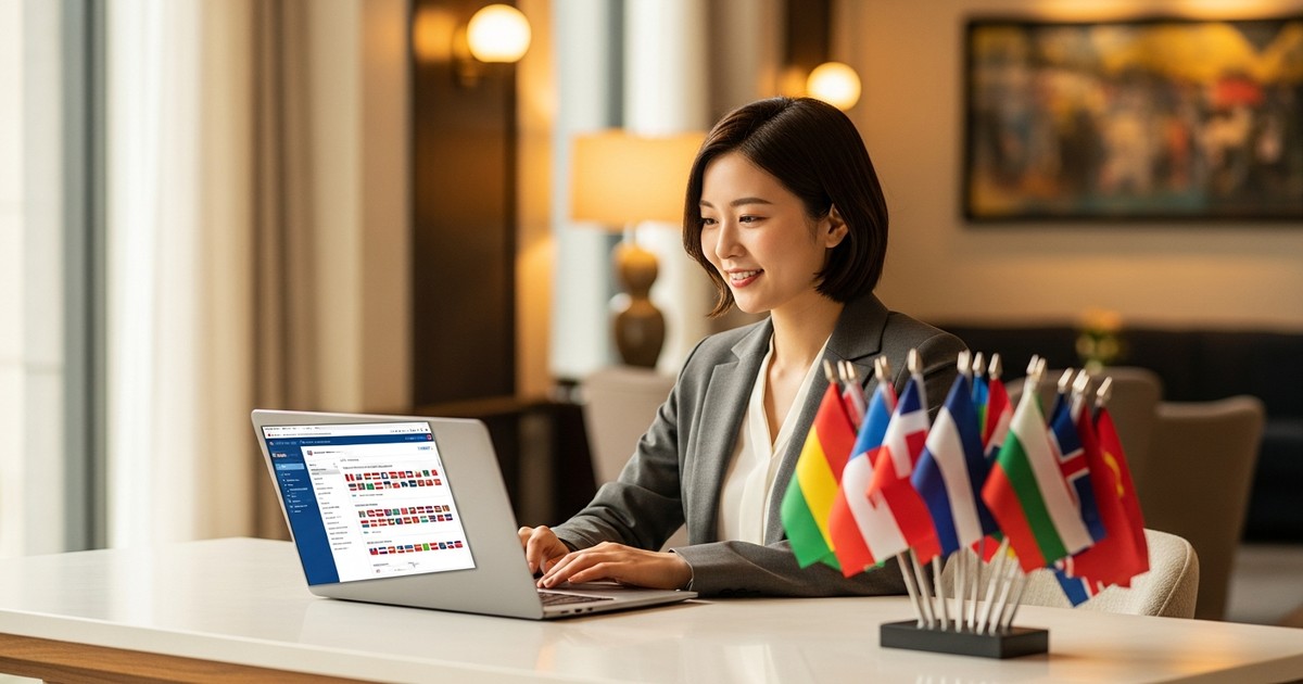 Booking.comで国別ゲストに対応するための多言語設定の基本