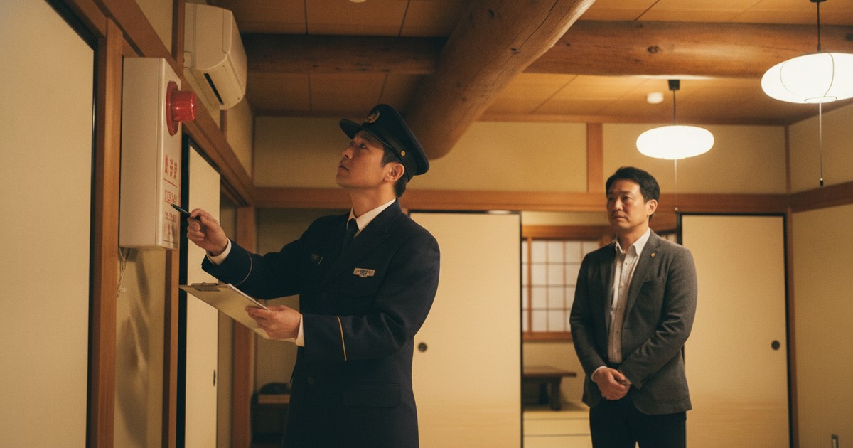 Fire Department Inspections for Ryokan Applicants: What to Expect